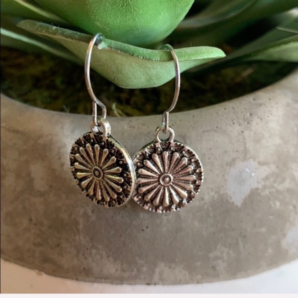 BOGO 3 Earring Set Multicolor Boho Teardrop Mosaic - Picture 6 of 8